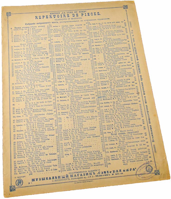 Вальс-экспромт в тирольском стиле, Иоахим Рафф, ноты, обложка