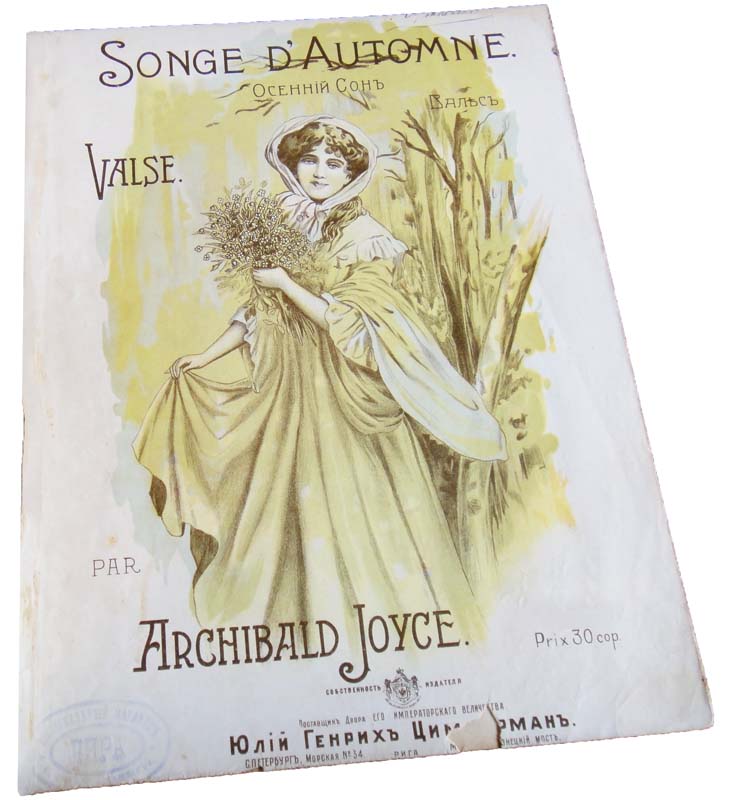 Осенний сон, вальс, Джойс (изд. Циммерман)