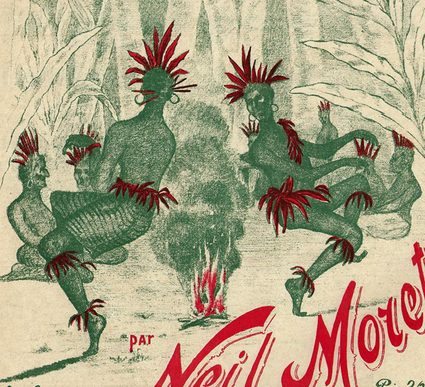 «Русские» индейцы, ноты, рисунок