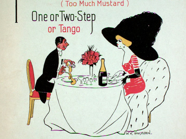 «Too Much Mustard», рисунок на обложке первого американского издания (1911)
